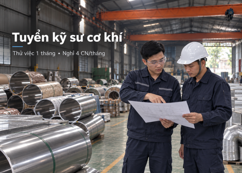 INOX PHÚC AN TUYỂN DỤNG KỸ SƯ CƠ KHÍ